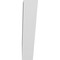 Ekena Millwork 5 1/2-in. W x 20-in. D x 26-in. H Traditional Architectural Grade PVC Knee Brace BRCP055X20X26TRA - alternate 5